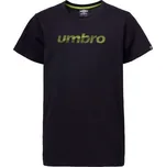 Chlapecké tričko Umbro PAKS 128-134 Černá, Světle zelená