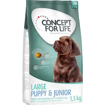 Krmivo pro psa 4x1,5kg Concept for Life Large Junior