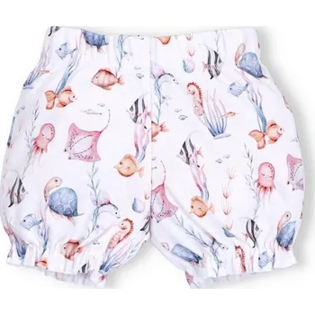 Kojenecké oblečení NINI Kraťásky Ocean Girl MOŘSKÁ ZVÍŘÁTKA - 62