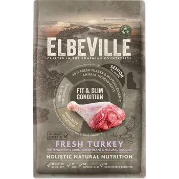 Krmivo pro psa Elbeville Senior All Breeds Fresh Turkey Fit and Slim Condition 4 kg