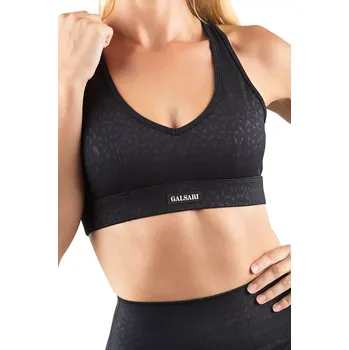 Podprsenka SPORTOVNÍ PODPRSENKA LEOPARD 2.0 BLACK XL