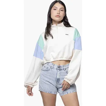 Dámská mikina Dámská mikina Kaotiko Anette ivory / sea green / niagara