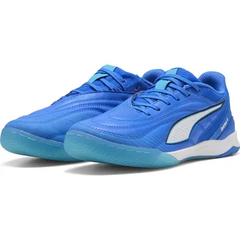 Kopačky PUMA Unisex fotbal kopačky prodyšná síťovina, polstrovaná podrážka Ibero PUMA 43 BÍLÁ|MODRÁ