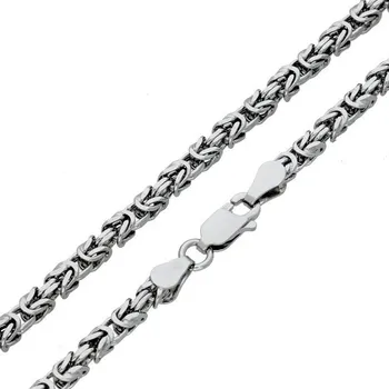 Náramek Leru Stříbrný náramek královská vazba Délka náramku: 19cm