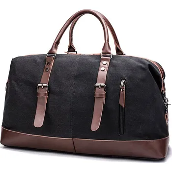 Cestovní taška TopMode Vintage plátěná cestovní taška malá 503409