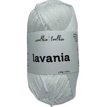 Příze Woolkie Toolkie Lavania White Pletací příze