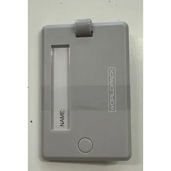 WORLDPACK Jmenovka na zavazadlo Address Tag Light Grey