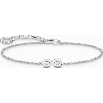 Náramek Thomas Sabo A2161-001-21-L19V Silver bracelet w. infinity pendant