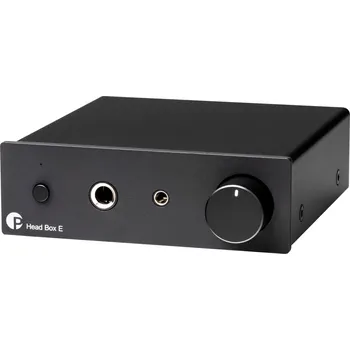 Hi-Fi komponenty Pro-Ject Head Box E Black - Sluchátkový zesilovač s konektory 6,3 mm a 3,5 mm