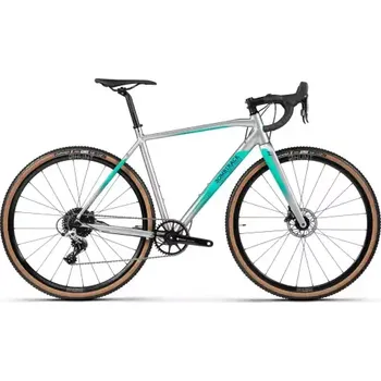 Bombtrack Tension 2 cyklokrosové kolo Glossy Grey / Green vel. M