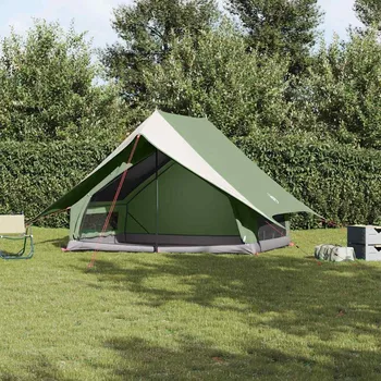 Kempingový stan A-Frame pro 5 osob 4100677, zelený