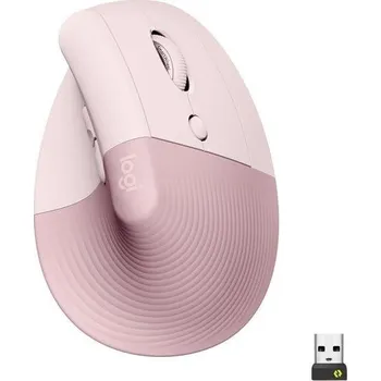 Logitech Lift Vertical Ergonomic Mouse for Business, Pink