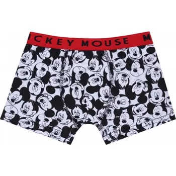 Boxerky E plus M Chlapecké boxerky Mickey Mouse šedé/černé 104/110
