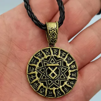 Přívěsek Amulet kolovrat pohanský šperk | slovanský symbol, přívěsek - 4
