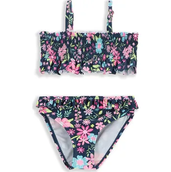 Dámské plavky LEMON EXPLORE Dětské dvoudílné plavky se řasením WL5 122 MODRÁ