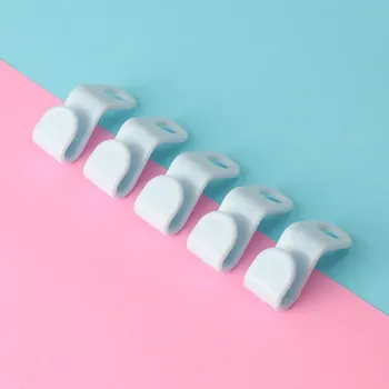 Věšák 5 ks Plastový závěsný věšák šetřící místo | věšák, organizér - Modrý