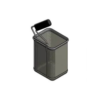 Sporák RM GASTRO Koš 1/4 pro CPD-64, CP-74, 1/6 pro CP-94/98 RM 14x16x20 | RM - K CP L