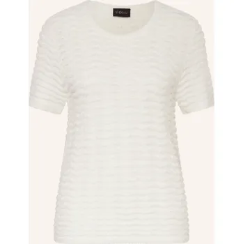 Dámský svetr S.Oliver Black Label Dámské Úpletové Tričko S Flitry, režná, 38