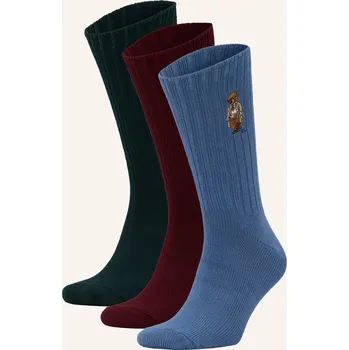 Dámské ponožky Polo Ralph Lauren Pánská Ponožky, Sada 3 Párů, 001...