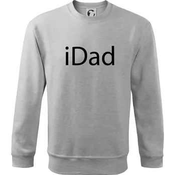 Pánská mikina iDad - Mikina Essential pánská - 3XL ( Světlešedý Melír )