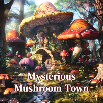 omalovánky Omalovánky pro klid duše - Kouzelné houbové město