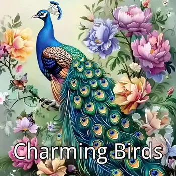 omalovánky Omalovánky pro klid duše - Okouzlující ptáci