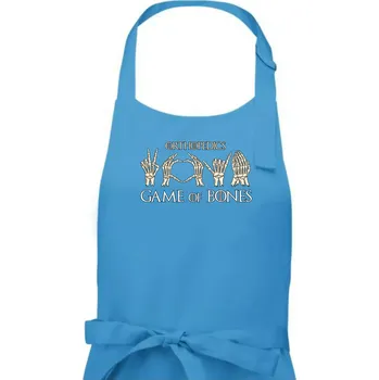 Kuchyňská zástěra Game of Bones Orthopedics - Dámská zástěra na vaření - Univerzální velikost ( Světlý tyrkys )