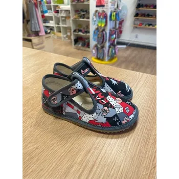 Dívčí obuv Bačkůrky BFN 170020/W - COMICS , Beda Barefoot Velikost: 30