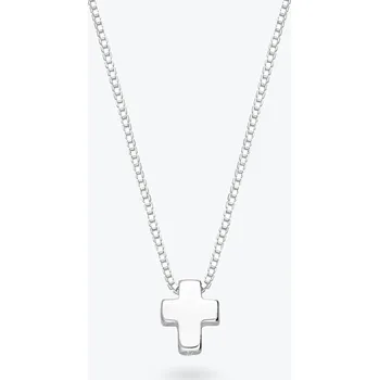 Řetízek Stříbrný řetízek Křížek - Ag925