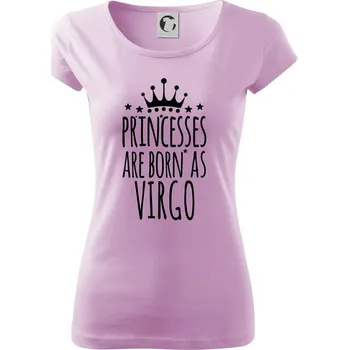 Dámské tričko Princesses are born as Virgo - Panna - Dámské triko Pure - 3XL ( Orchid )