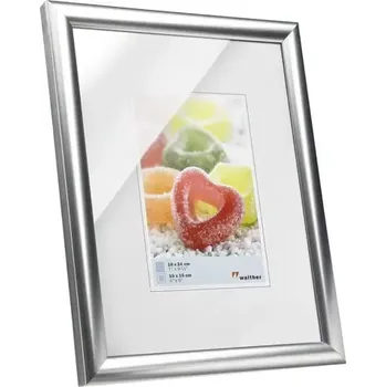 Rám na obraz Walther Trendstyle 20x30 Plastový foto rám stříbrná (KP030S)