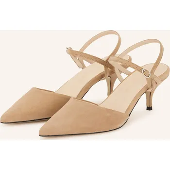 Dámské lodičky Mrs & Hugs Dámské Slingpumps S Otevřenou Patou, světle hnědá, 38