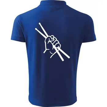 Pánská košile Paličky ruka - Polokošile pánská Pique Polo 203 - 4XL ( Královská modrá )