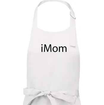 Kuchyňská zástěra iMom - Dámská zástěra na vaření - Univerzální velikost ( Bílá )