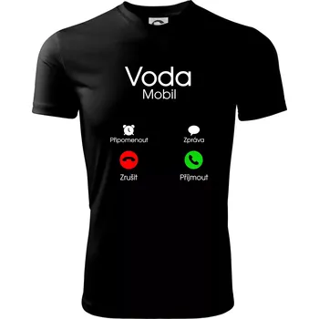 Pánské tričko Voda volá - Pánské triko Fantasy sportovní (dresovina) - XL ( Černá )