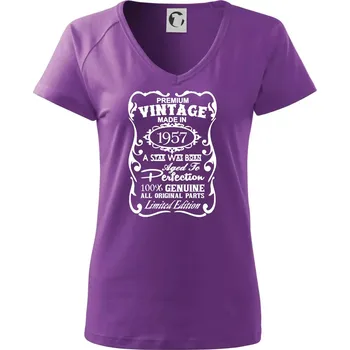 Vintage Etiketa - 1957 - Tričko dámské Dream - 3XL ( Fialová )