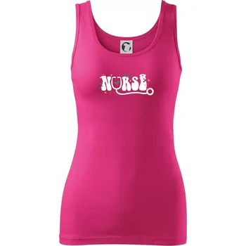 Dámské tričko Nurse Christmas - Dámské tílko - XS ( Purpurová )