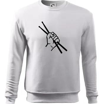 Pánská mikina Paličky ruka - Mikina Essential pánská - S ( Bílá )