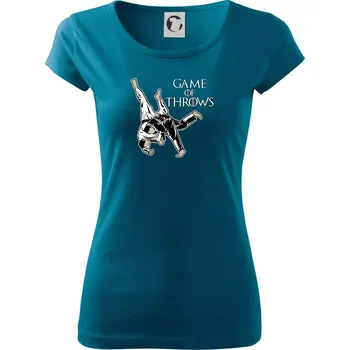 Dámské tričko Game of Throws Judo - Dámské triko Pure - XS ( Petrolejová )