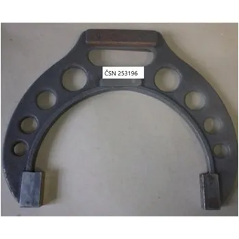 Třmenový kalibr jednostranný - 170 f8. ČSN 253196. Výkovek. (Výkovek do zápustky. Kalibr obsahuje oba mezní rozměry)