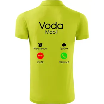 Pánská košile Voda volá - Polokošile Victory sportovní (dresovina) - 3XL ( Limetková )