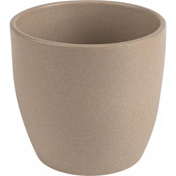 Květináč Květináč Domoletti Emi, keramický, O 13,5 cm, hnědý