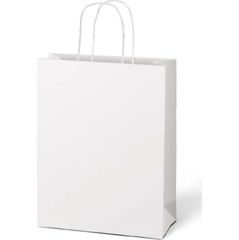 Dárková taška UNIPAP taška dárková T 5 kraft 260x320x100 bílá 5252898 579800