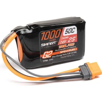 RC náhradní díl Spektrum Spektrum Smart G2 Trail Pro LiPo 7.4V 1000mAh 50C IC2