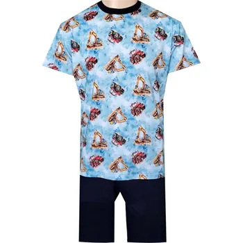 Pánské pyžamo Pánské Pyžamo Krátké FOLTÝN PK 509 Velikost: 7XL