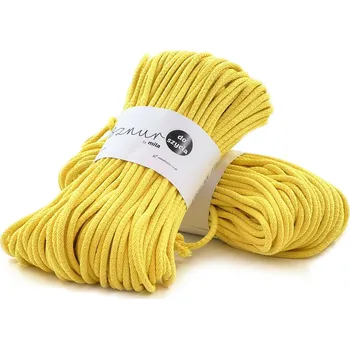 Příze MILA šňůry na šití 6mm/50m žlutá jasná