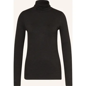 Majestic Filatures Dámské Tričko S Rolákem, tmavě šedá, 34