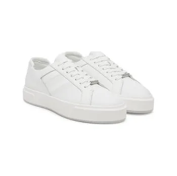 Dámská móda Sneakersy Calvin Klein Basket Cups Lace Up Logo Tape YW0YW02007 Bílá 41