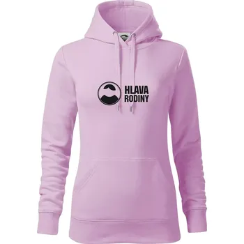 Dámská mikina Hlava rodiny - Mikina dámská Cape s kapucí - S ( Orchid )