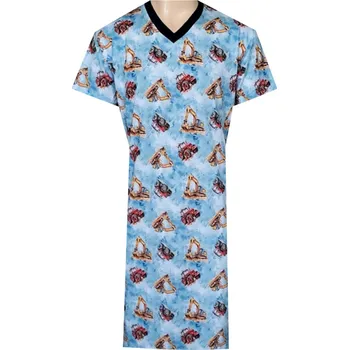 Pánská noční košile Pánská Noční Košile FOLTÝN NK436 Velikost: S, Materiál: Krátký rukáv